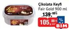 FAİR GOLD ÇİKOLATA KEYFİ DONDURMA 900 ML fiyat ve kampanya bilgisi